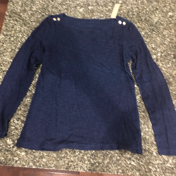 JCrew Long sleeve tee in indigo - Picture 4 of 4